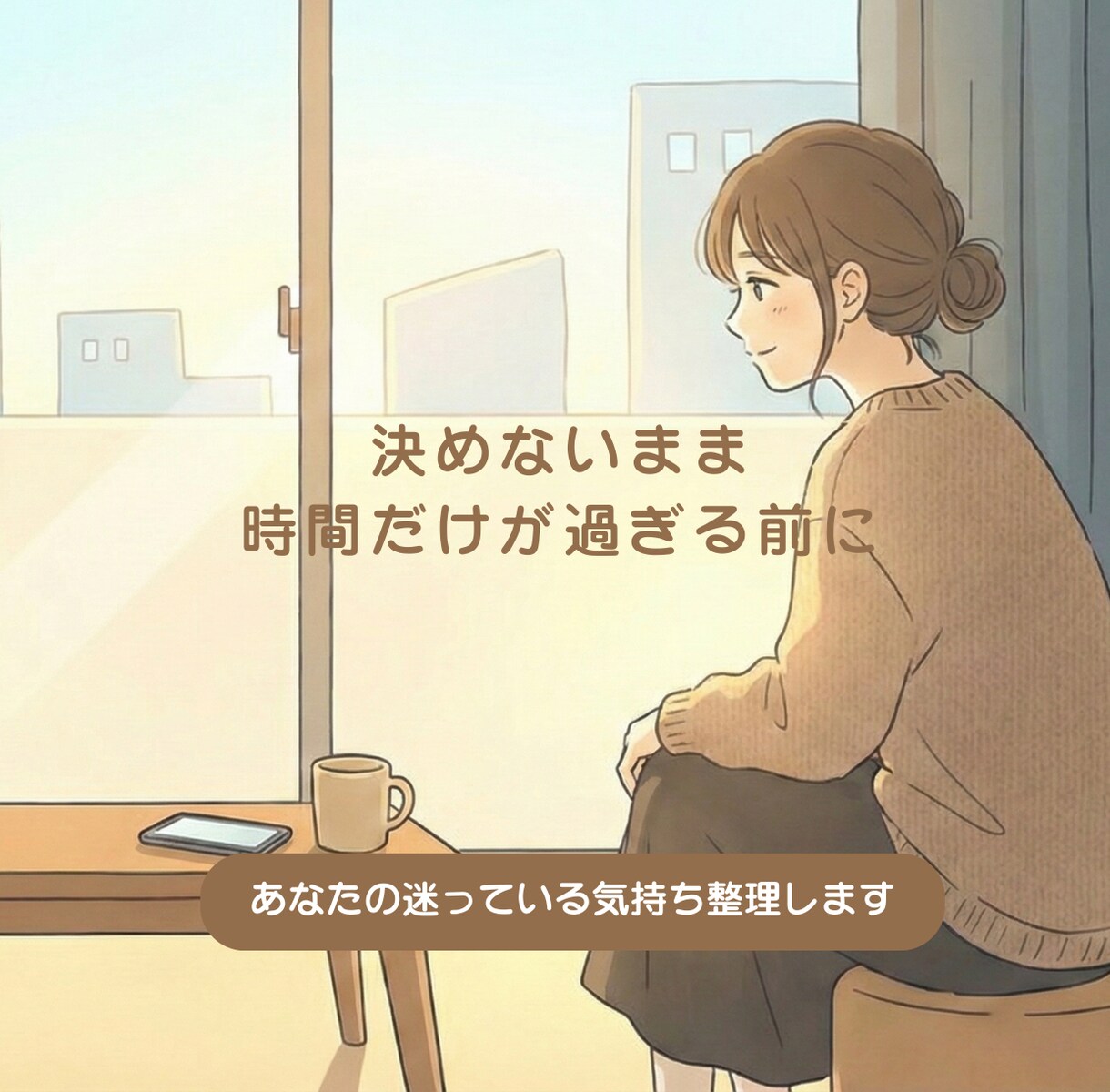 この人と結婚していいのか迷っている気持ち整理します チャットにて迷いの正体を言語化し自分なりの判断軸を見つけます イメージ4