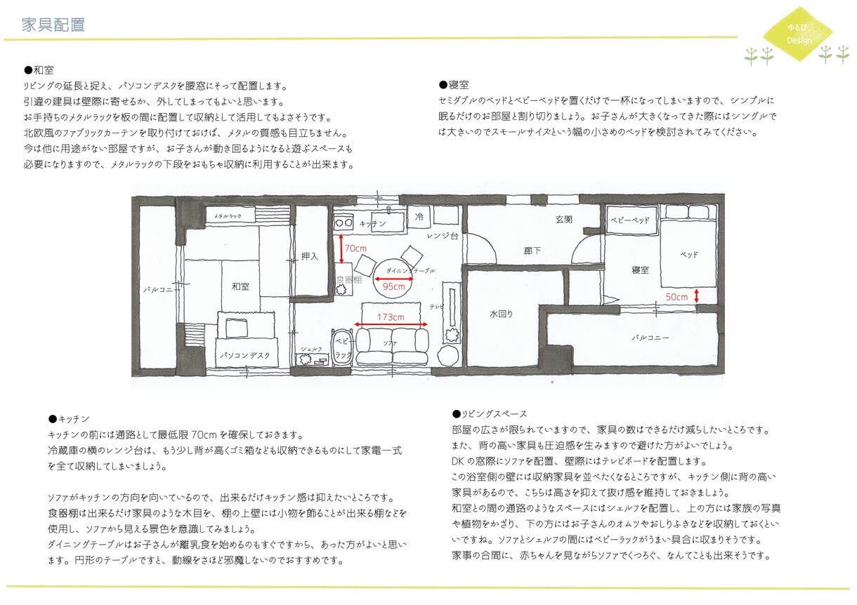 家具配置のご提案をさせて頂きます 家具の配置が決まらなくてお困りの方へ イメージ2
