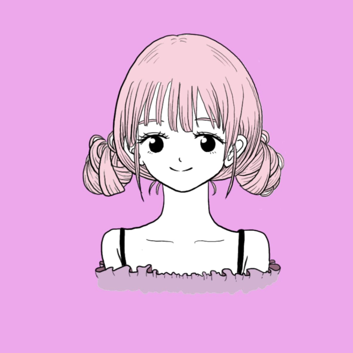 修正無制限！アニメ風かわいいイラスト描きます SNS用、ヘッダー、プレゼントにどうぞ！商用利用可能です！ イメージ1