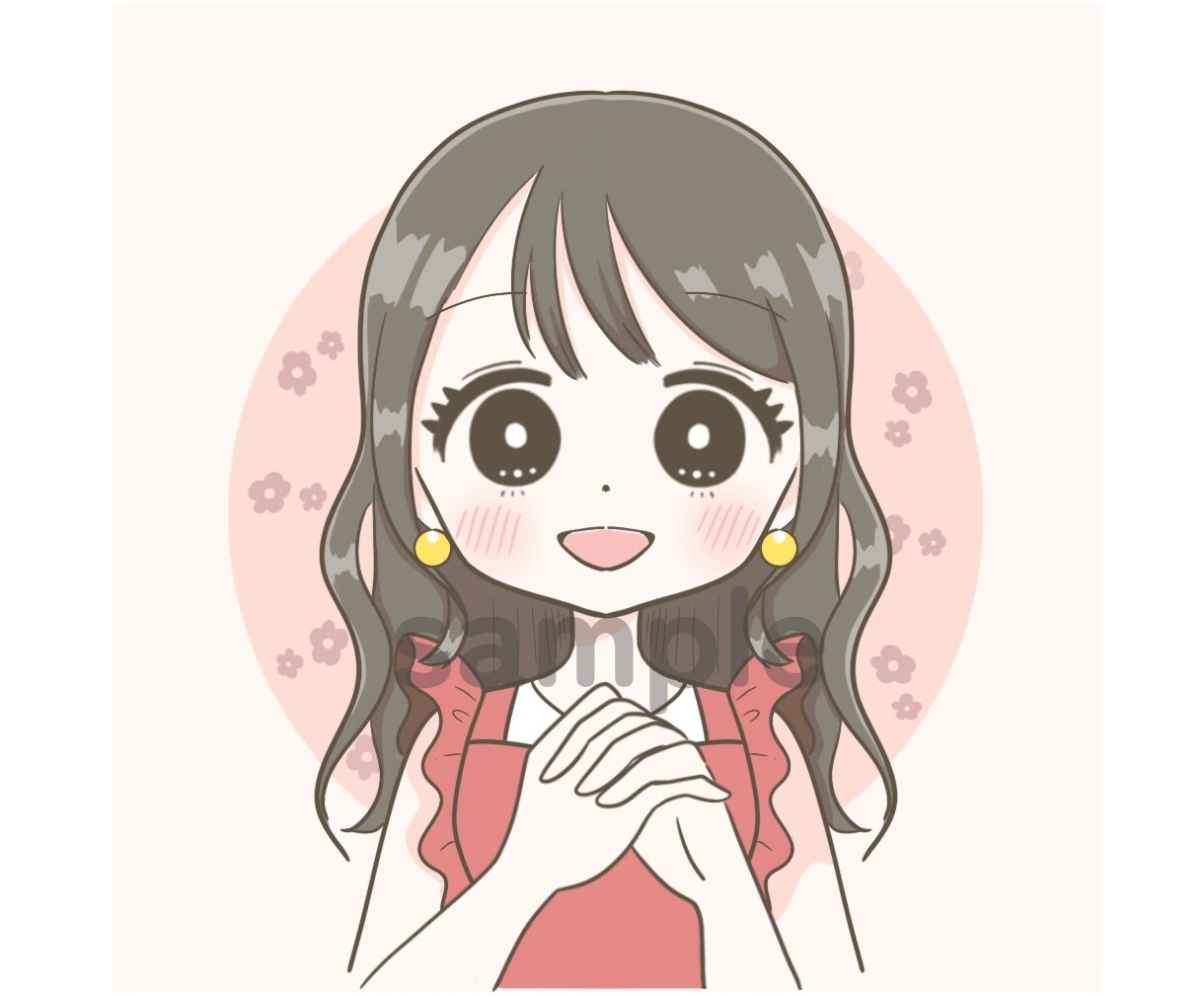 お手頃価格◎キュンとかわいい一枚絵イラスト描きます 副業ママや家族・親子様に◎吹き出し等のイラスト描きます イメージ8