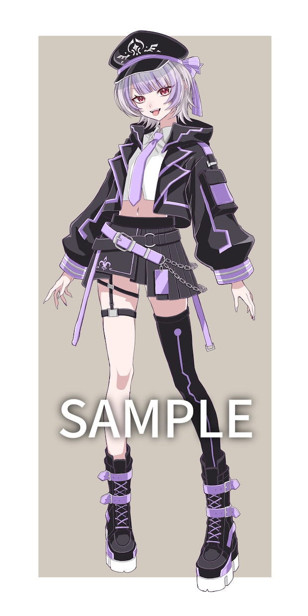 IRIAM・VTuber用の立ち絵を制作します 配信で映える魅力的なキャラクターを丁寧に制作！ イメージ6