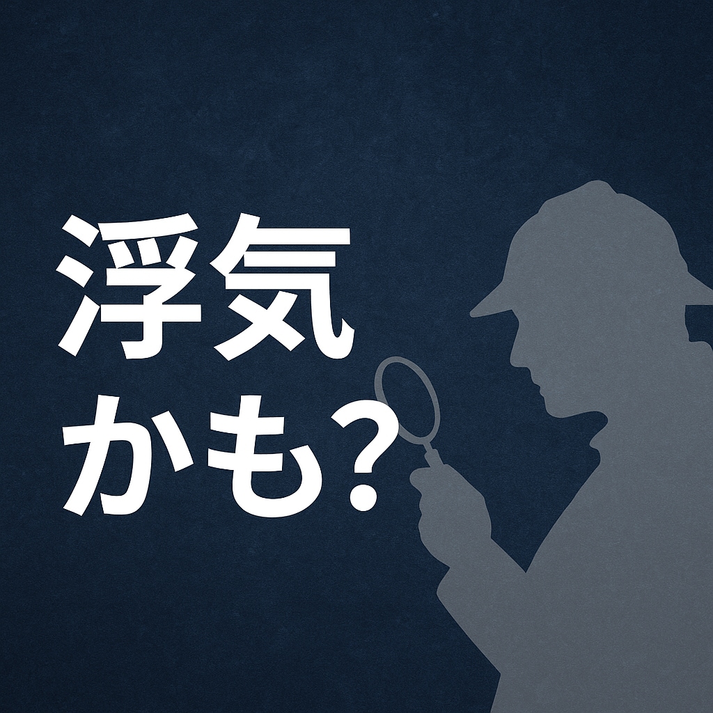 小さな違和感を探偵が一緒に整理します “浮気かも？”の前に。小さな違和感を一緒に整理します イメージ1