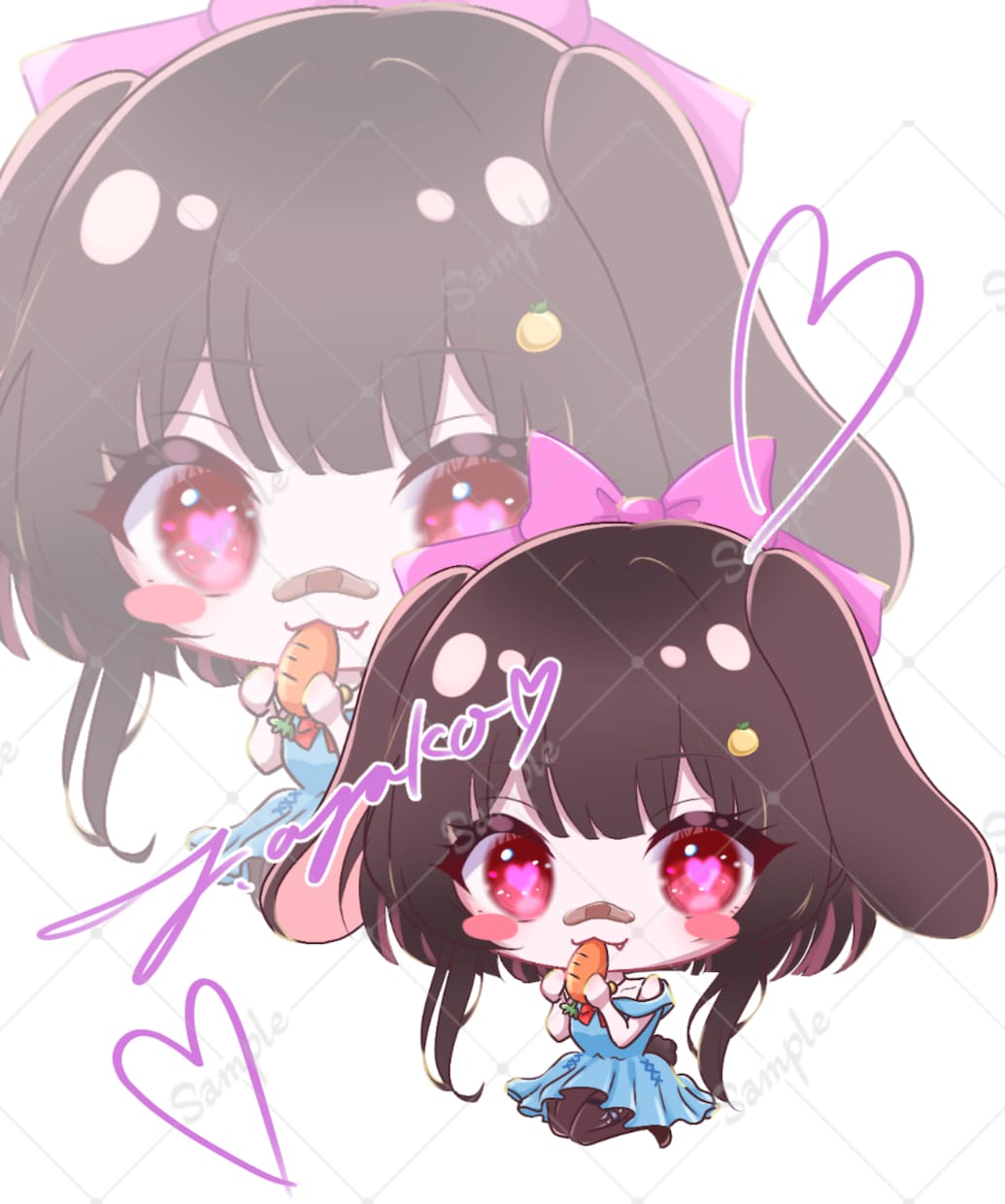 専業絵師が！かわいいSDミニキャラ描きます 実績多数！丁寧なヒアリングでミニキャラSD制作します イメージ5