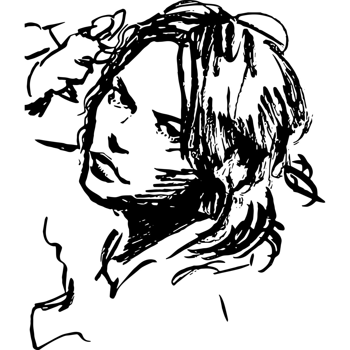 筆ペンで、ややデフォルメの効いた似顔絵を描きます 家族や友人へのちょっとしたプレゼントに。SNSのアイコンに。 イメージ3