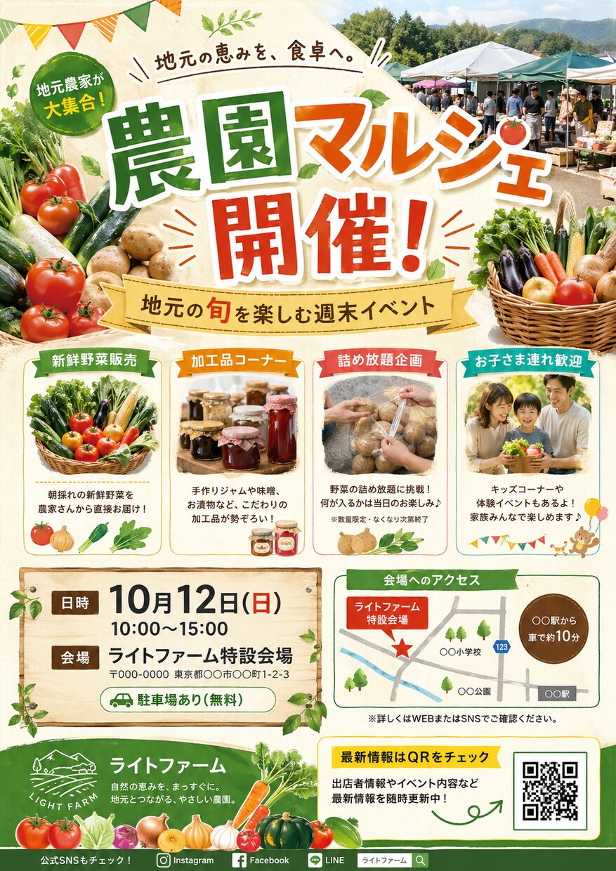 売れる農業チラシ作ります 見た目だけで終わらない農産物の価値が伝わるチラシを作ります イメージ3