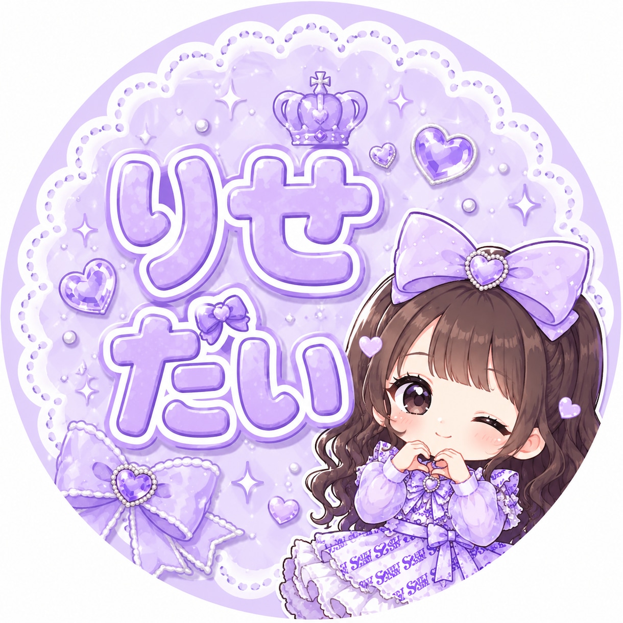 アイドルのアイコンなどを作成します アイドル推しの方必見！可愛い！アイコンなどを作成します！ イメージ1