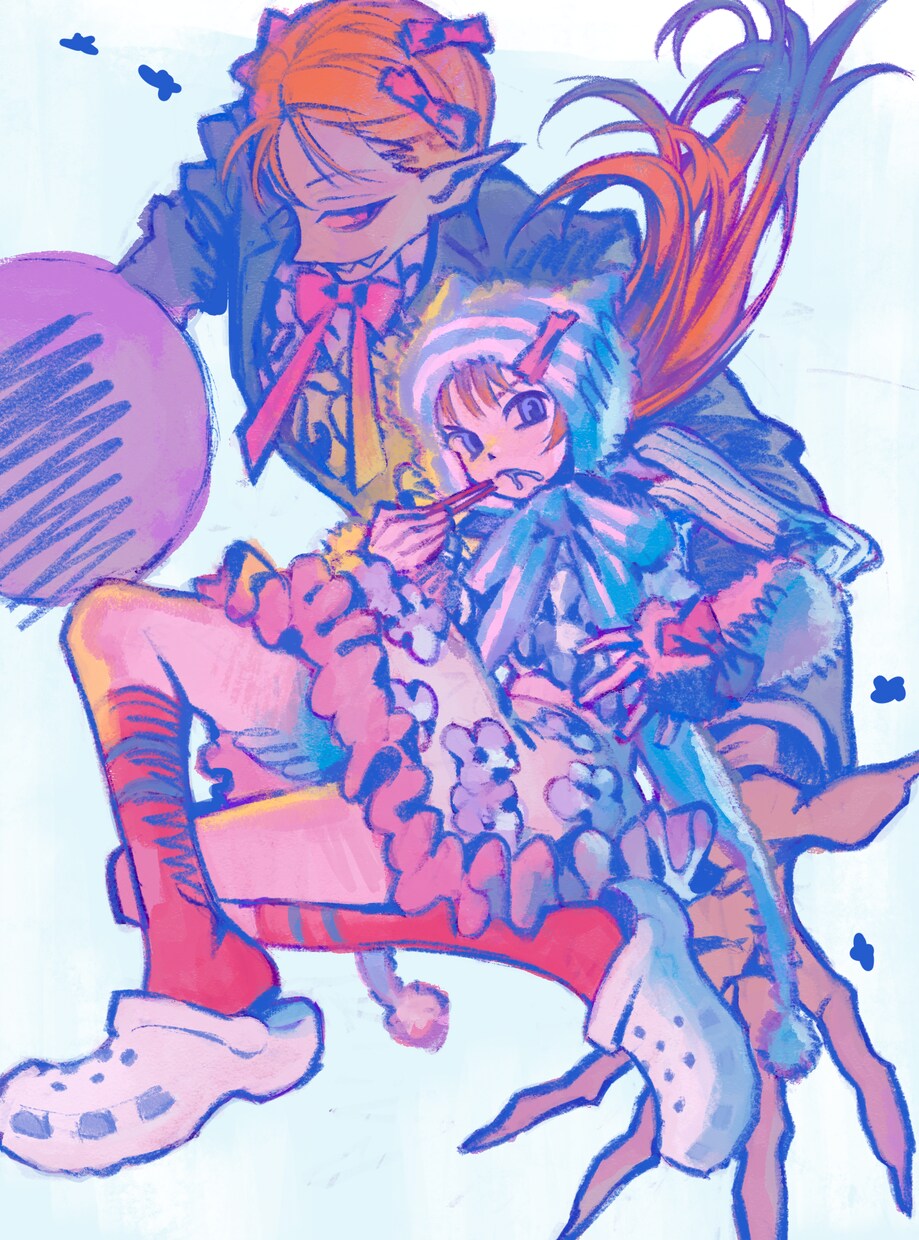 一枚絵制作承ります 動画サムネイル用・ゲーム立ち絵・アルバムジャケット等 イメージ1