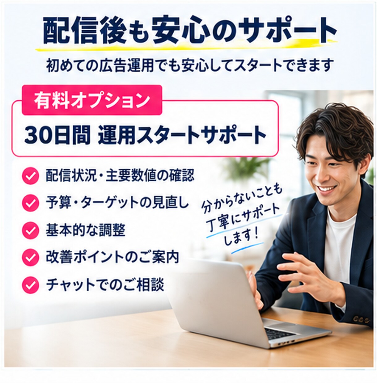 実店舗向け！Meta広告の初期設定をサポートします Instagram・Facebook広告を店舗向けに配信準備 イメージ6