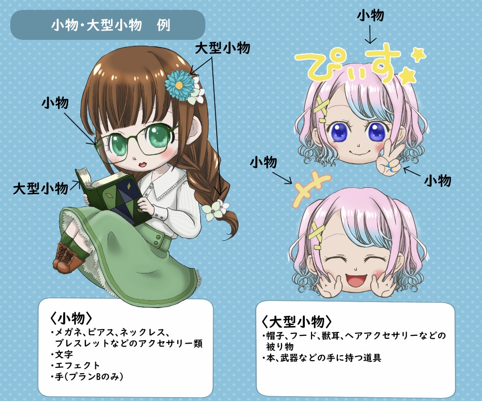 ふわかわなミニキャラのイラストを作成します 人物や動物のイラストで、SNS用アイコン、ヘッダーを作成！ イメージ3