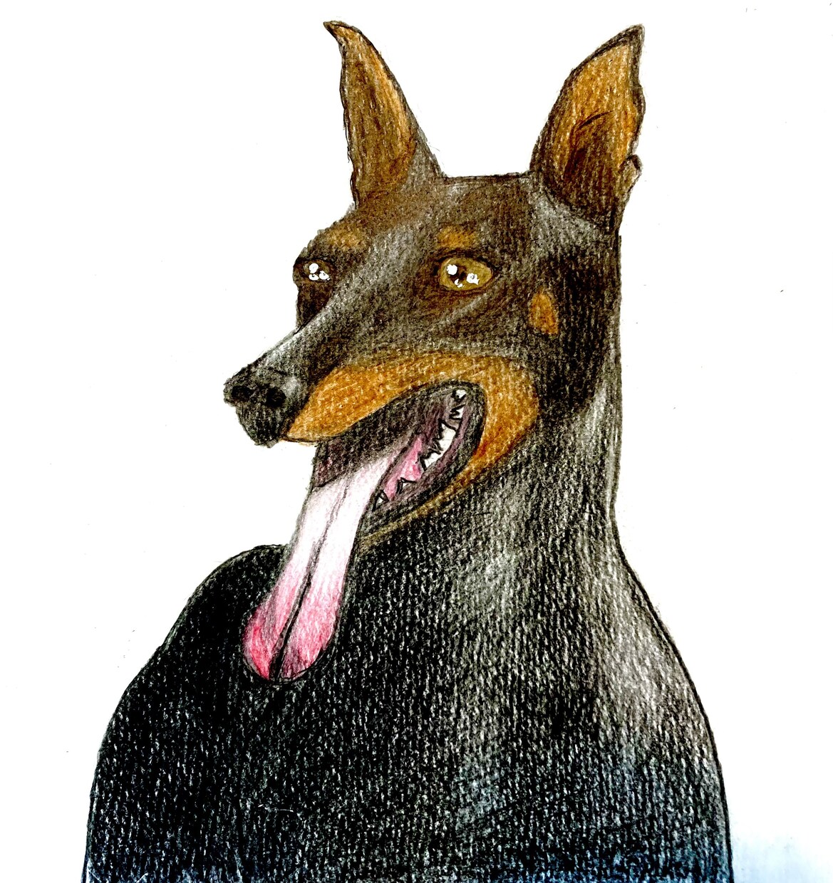 動物や似顔絵を色鉛筆で優しく描きます 育児をしているパパが色鉛筆でユーモアな絵を描きます^_^ イメージ3