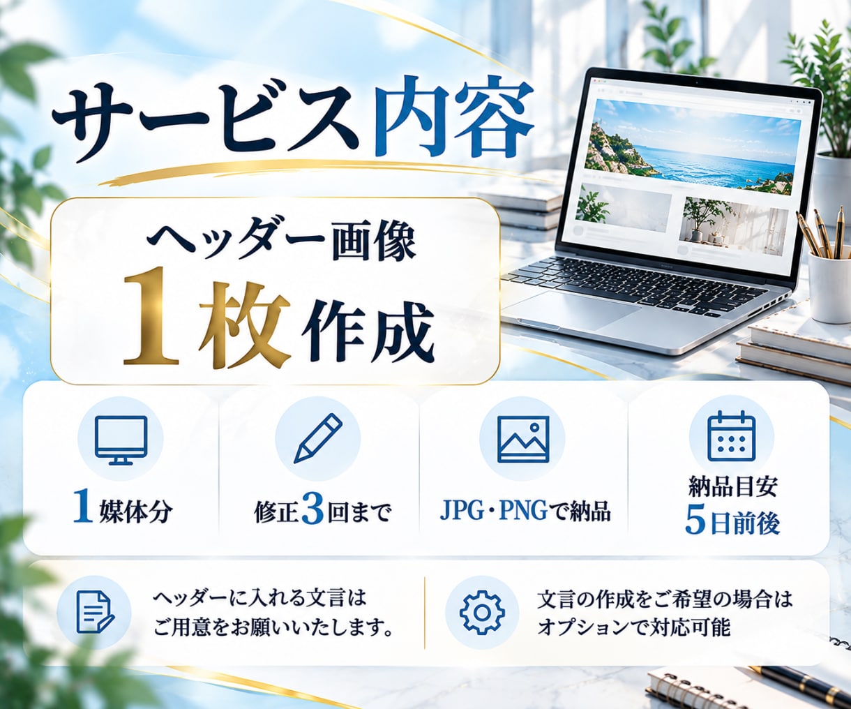 集客に繋がるブログ・X・noteヘッダー作ります バナー/店舗/サロン/教室/フリーランス/画像/デザイン イメージ4
