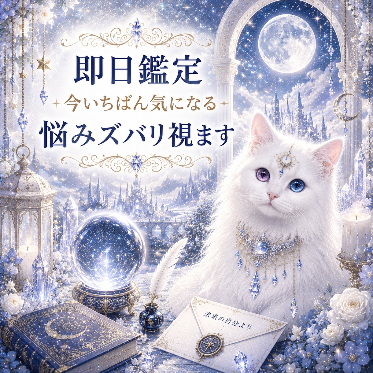 即日鑑定｜今いちばん気になる悩みズバリ視ます 今いちばん気になるテーマを恋愛・仕事・人間関係なんでも視ます イメージ1