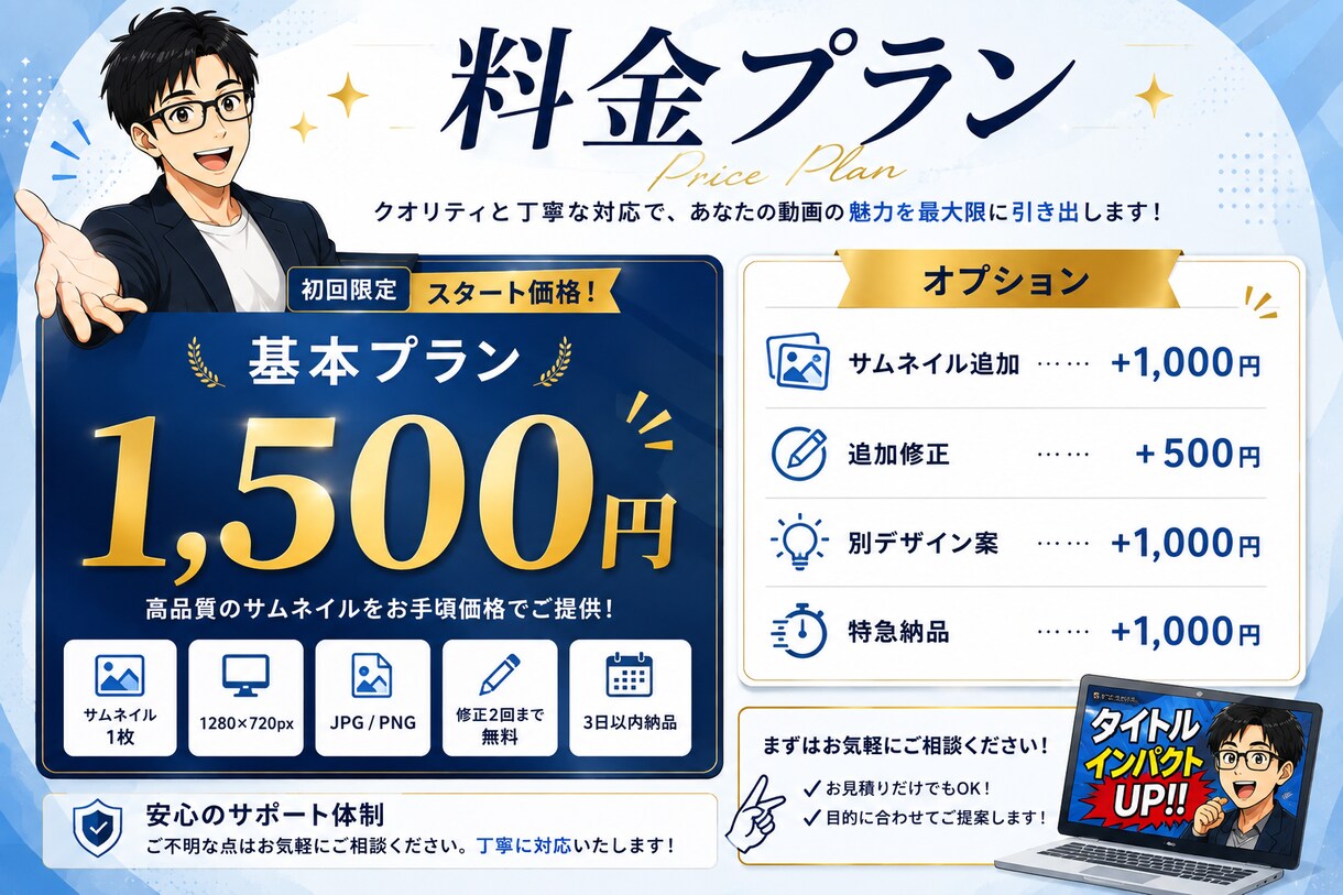 YouTubeサムネイルを制作します クリックしたくなるサムネイルを丁寧に制作 イメージ7