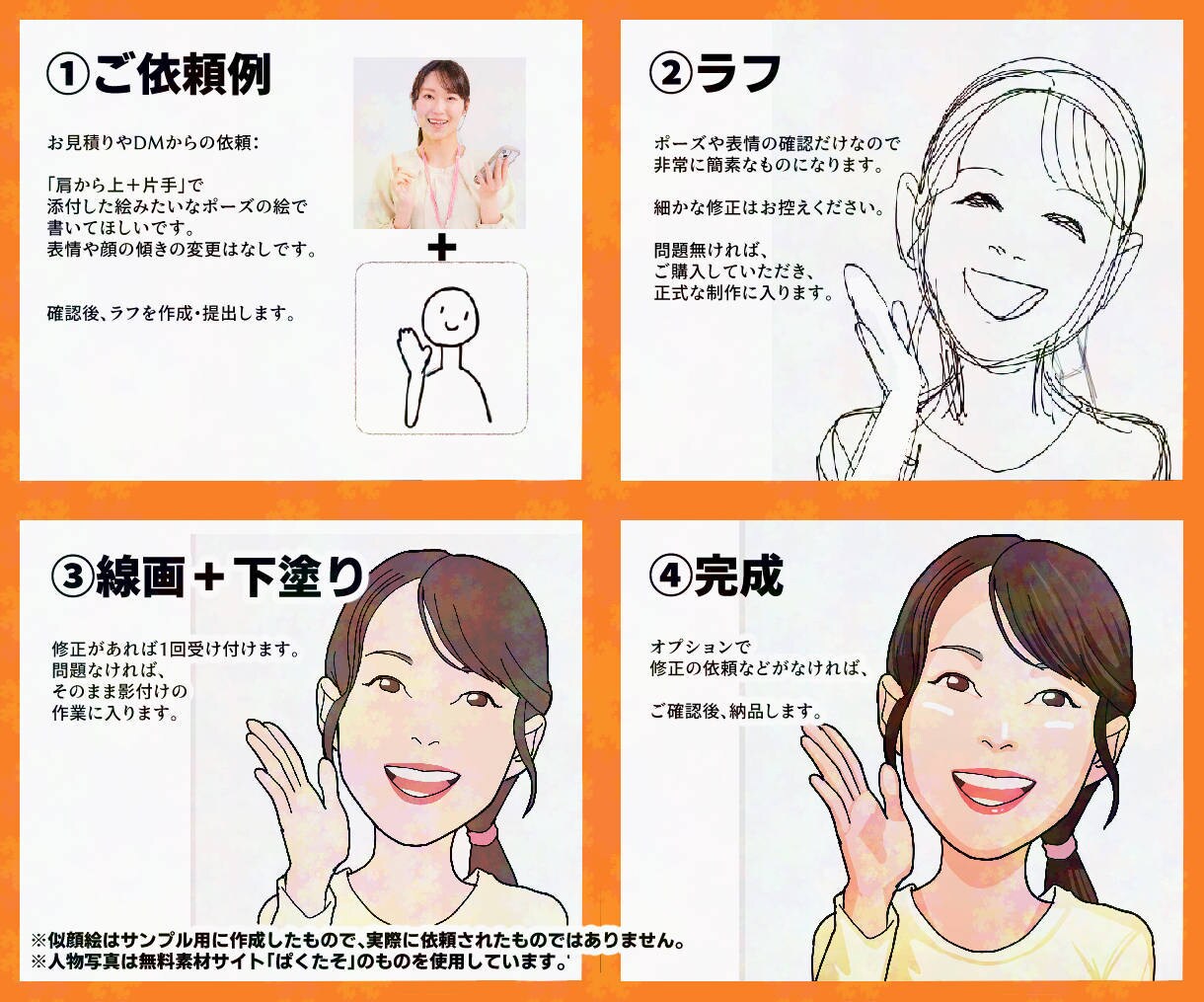 いい感じにアナタらしい似顔絵をお描きします ビジネス&話題作り、人と繋がるきっかけのイラスト イメージ10