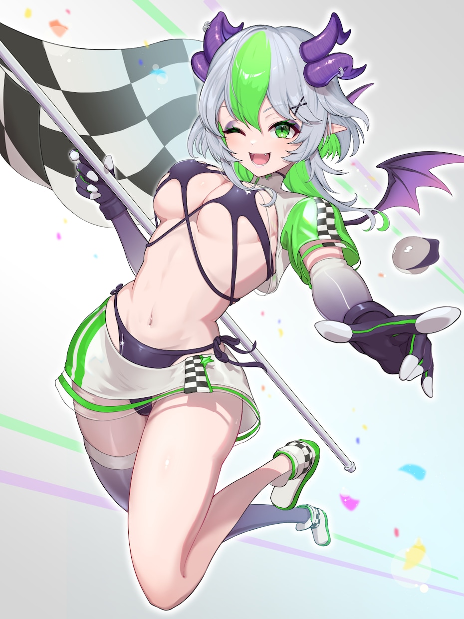 Vtuber様向けイラスト作成します 用途に応じてサイズ毎に納品可！丁寧に対応致します！ イメージ1