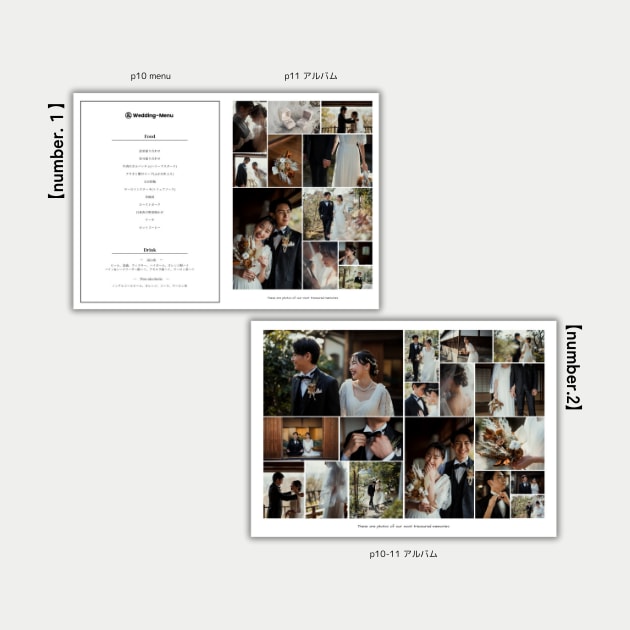 雑誌＆premium風プロフィールブックが作れます 【Canva対応】結婚式プロフィールブック雑誌風テンプレート イメージ10