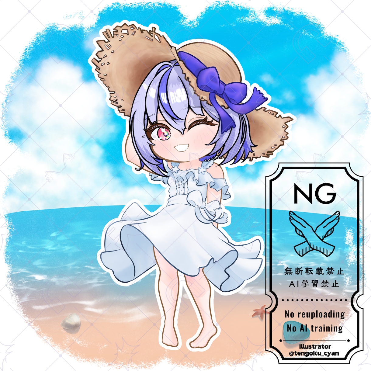 商用利用可！【麦わらワンピース】ミニキャラ描きます ライバー活動をお手伝い！配信/パネル開け/アイコン/グッズ イメージ4