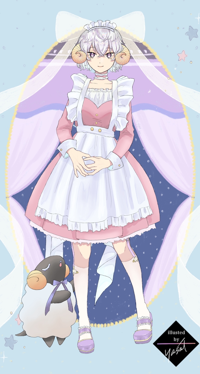 Vtuber風キャラクターパーツ分け済みをかきます Vtuberやゲームキャラのようなテイストのイラストや立ち絵 イメージ2