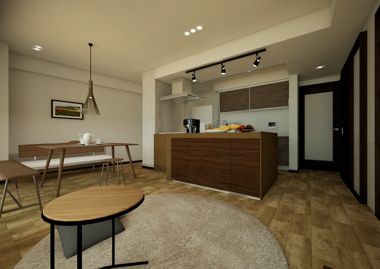 １部屋のみ／壁紙選定&3Dパース&仕様書作成します カタログを渡されてお困りの方！プロのデザイナーに任せましょう イメージ9