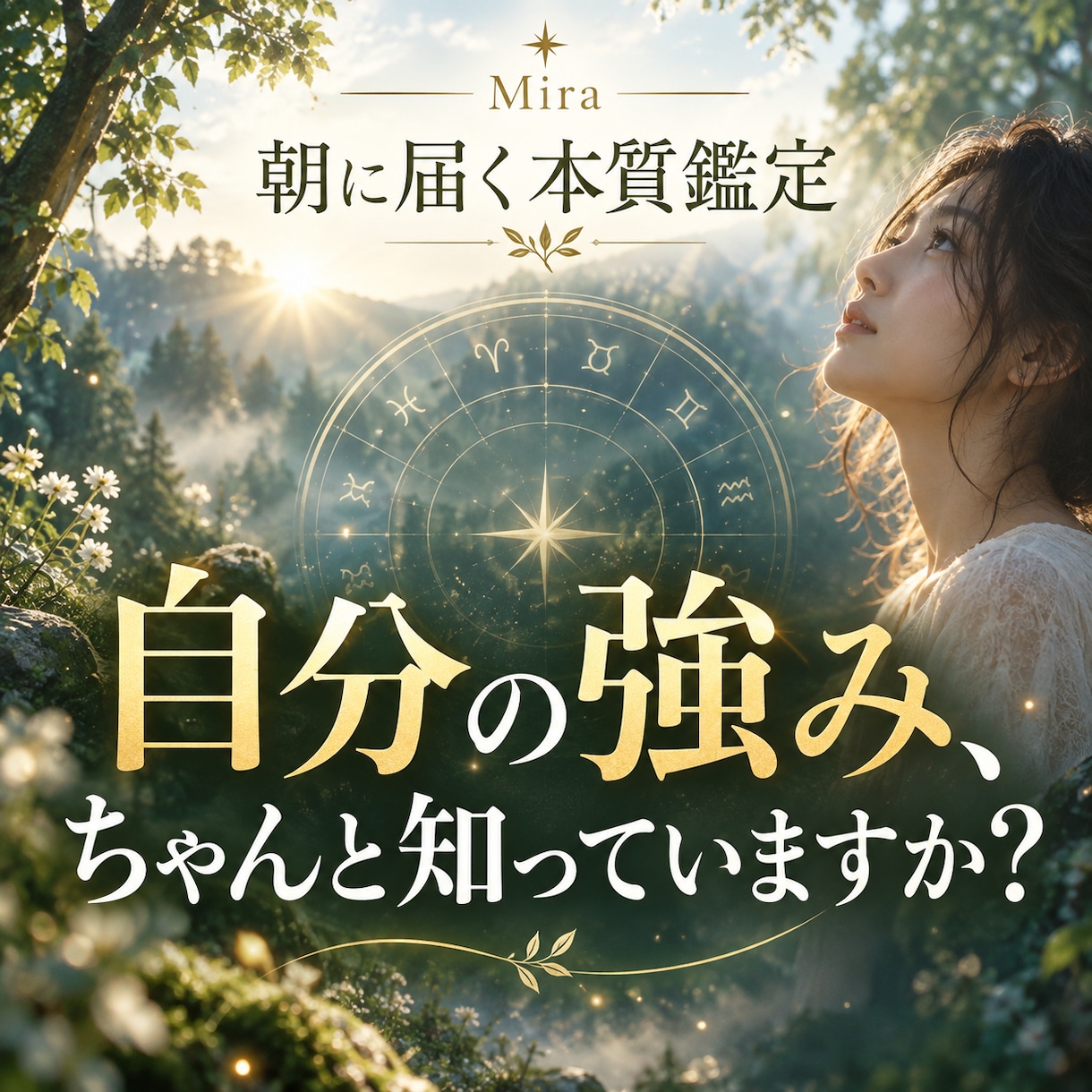 朝に届く本質鑑定｜北の森であなたを読み解きます 「自分のことなのに、自分がよく分からない」そんな方へ。 イメージ1
