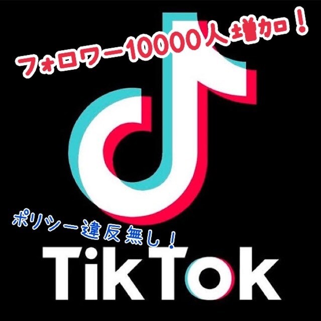 高品質TIKTOKフォロワー10000人増やします 宣伝による合法的な拡散の為ポリシー違反はありません！ イメージ1