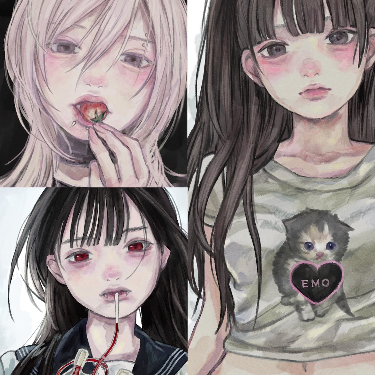 アイコン作成承ります リアルタッチな可愛いイラストを作成します‪×  ̫ ×‎ イメージ1