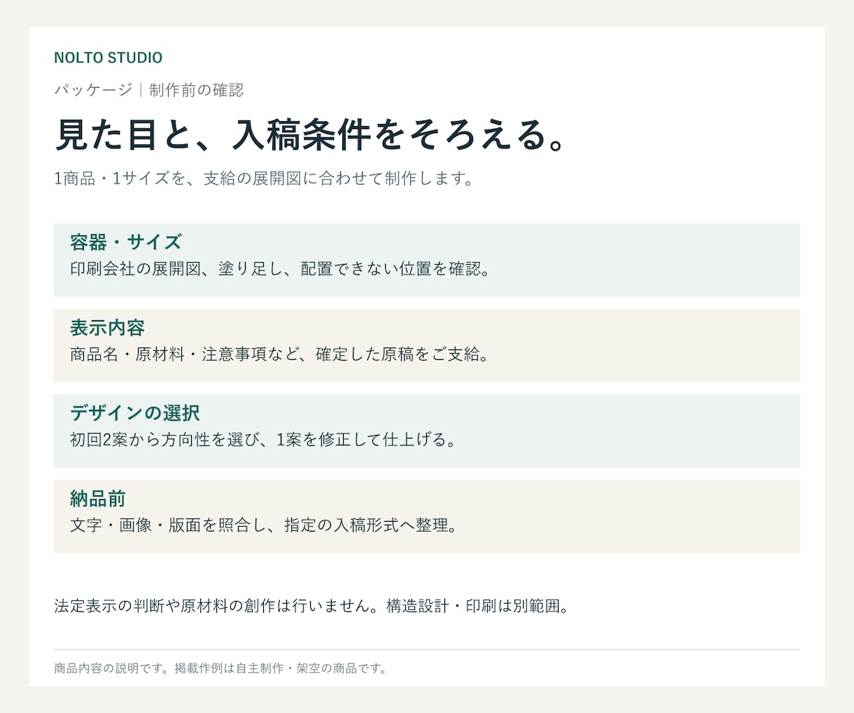 食品・日用品のパッケージを2方向から制作します 修正3回・印刷用PDFとai・完成イメージ2点付き イメージ4
