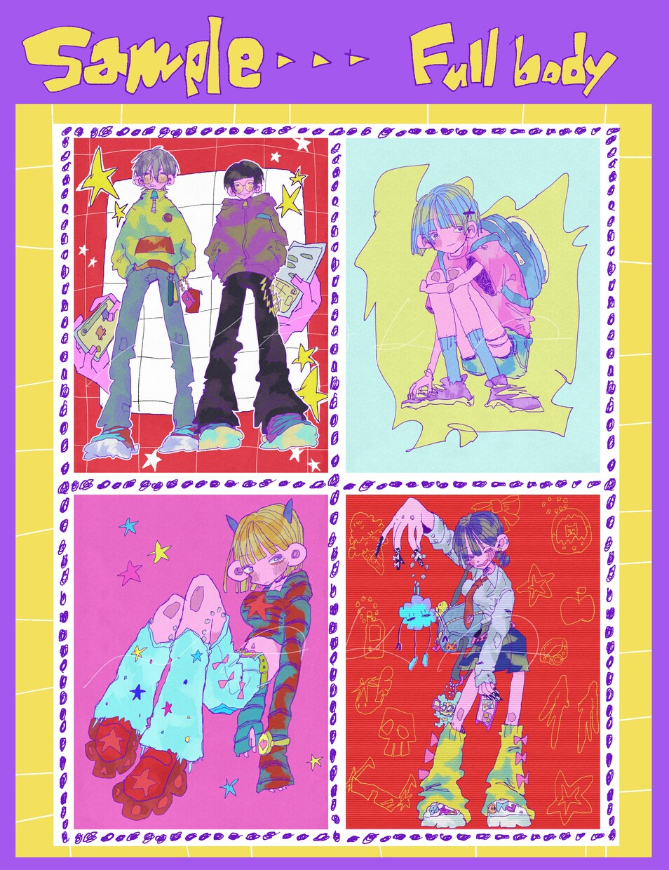 ゆるくてポップ！なかわいいイラストお描きします アイコン、サムネ、グッズ 等 ゆるかわいいならお任せください イメージ6