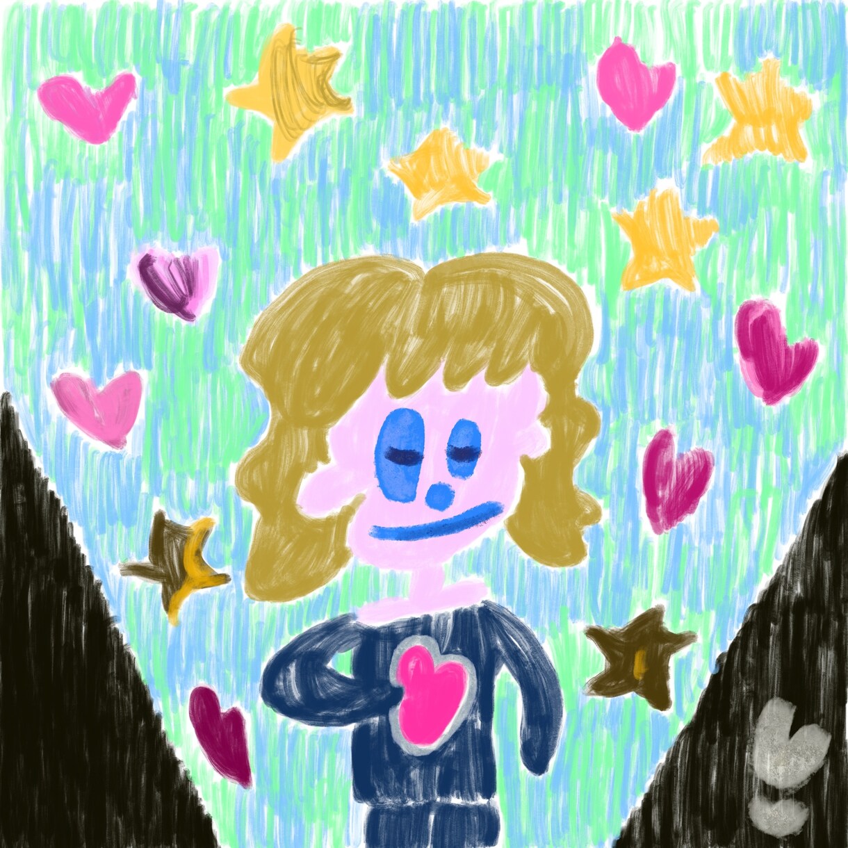 可愛くてカラフルな絵を提供します ひと目見たら忘れられないような絵を描きます。 イメージ3