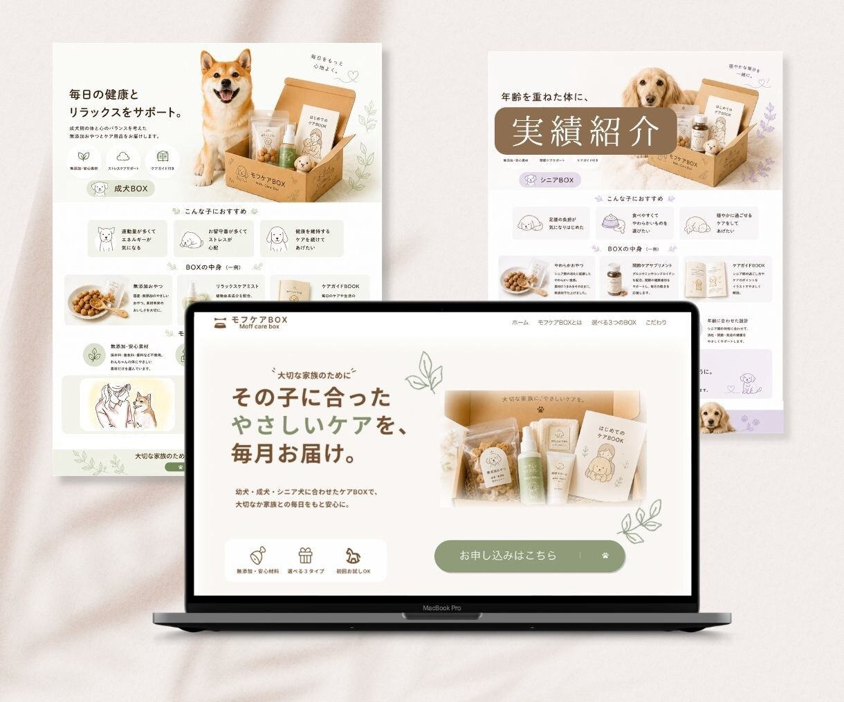 あなたの想いをSTUDIOでカタチにします やさしく見やすいLPを制作します イメージ4