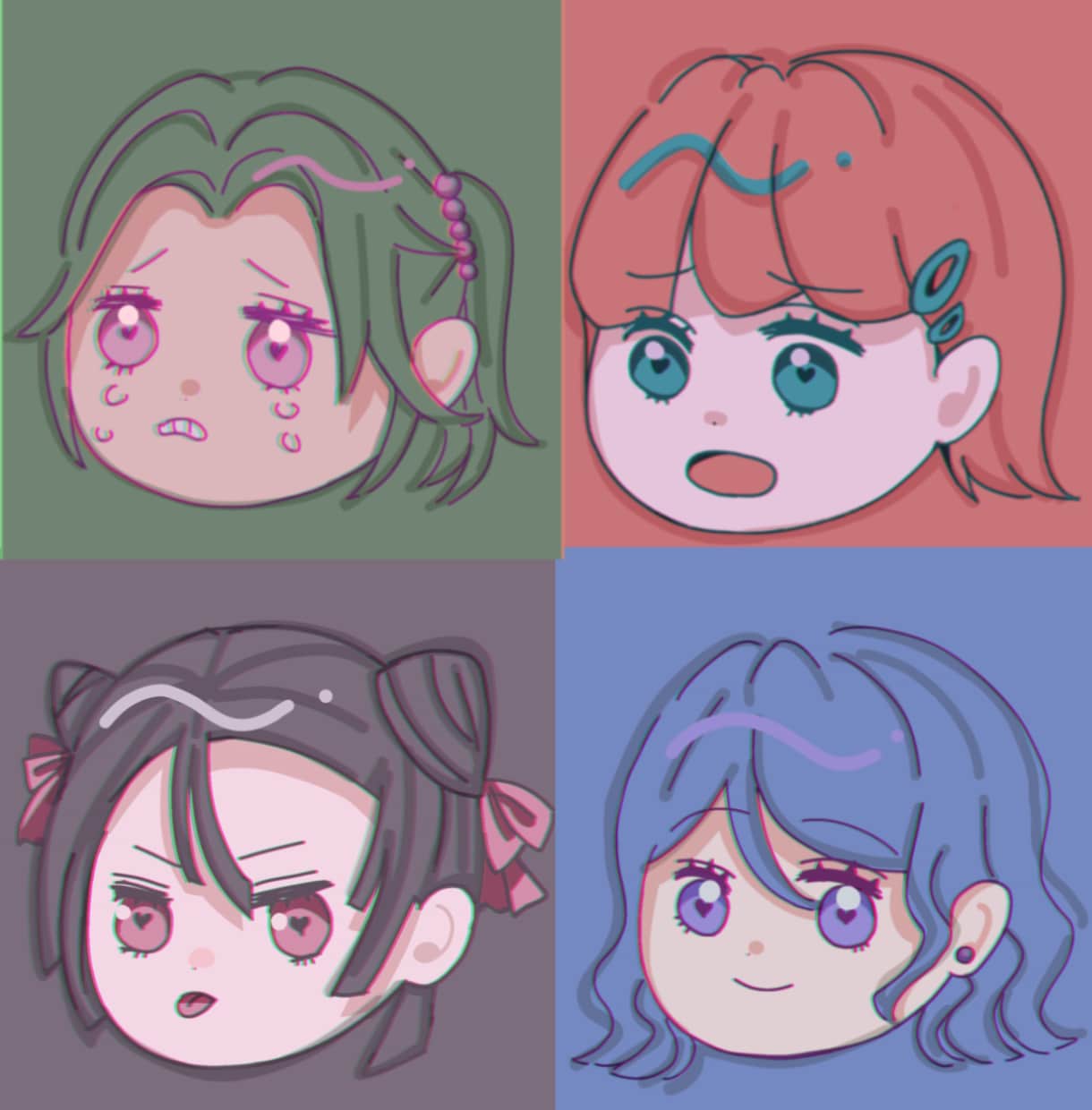 ころんとした似顔絵アイコン描きます ゆるくて丸い。あなた専用アイコンを早く、安くお届けします イメージ10