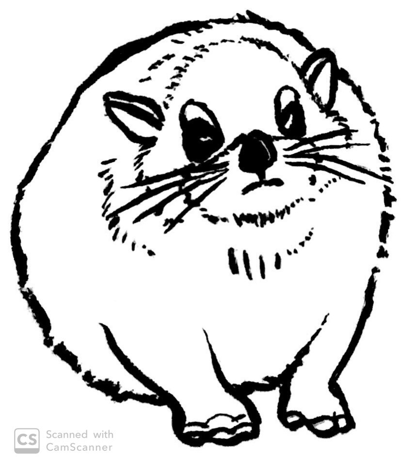 動物の絵、描きます ぬりえや教材にも！使い勝手の良い動物の白抜きモノクロ絵！ イメージ2