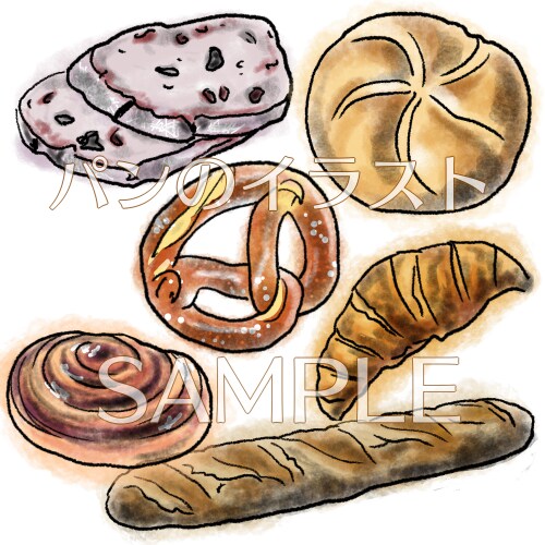 柔らかなラフ風や線画風、水彩画風イラストを描きます 人物、食べ物、風景等をやさしいイラストに。 イメージ4