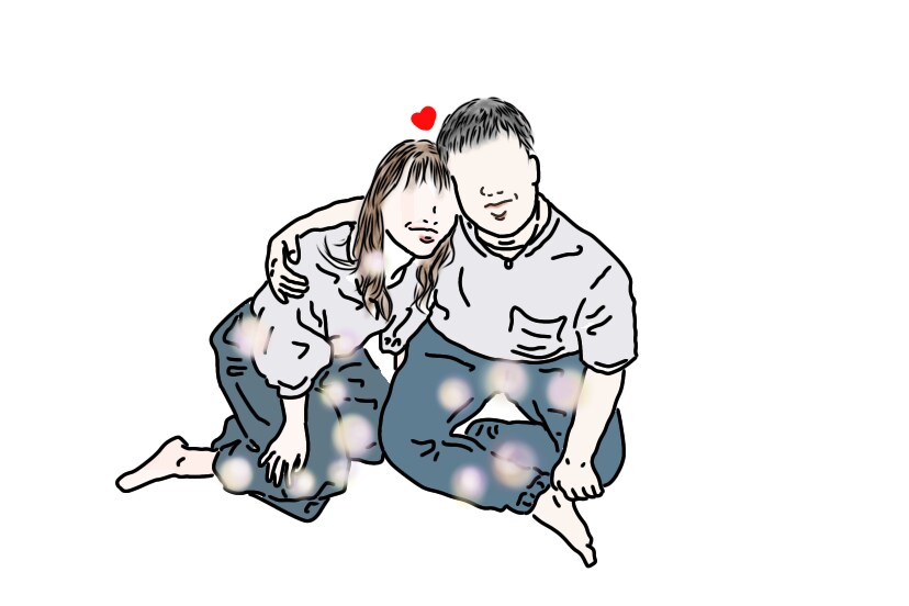 写真からイラスト作成致します 線画イラストと色々なパターンの背色であなた好みに仕上げます。 イメージ3