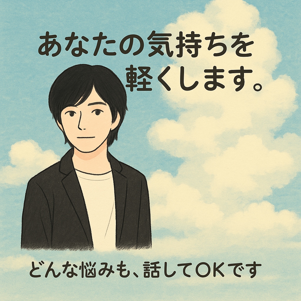 恋愛や人生相談聞きます あなたの気持ちをほっとできる相談所 イメージ1