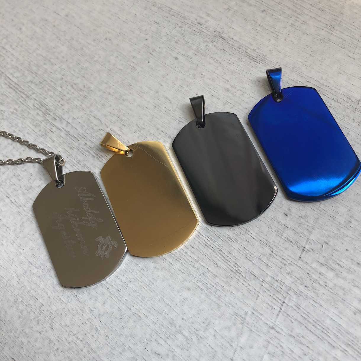 オリジナルのドッグタグアクセサリーお作りします ドッグタグ、ノベルティ、グッズ、メディカルタグ イメージ4