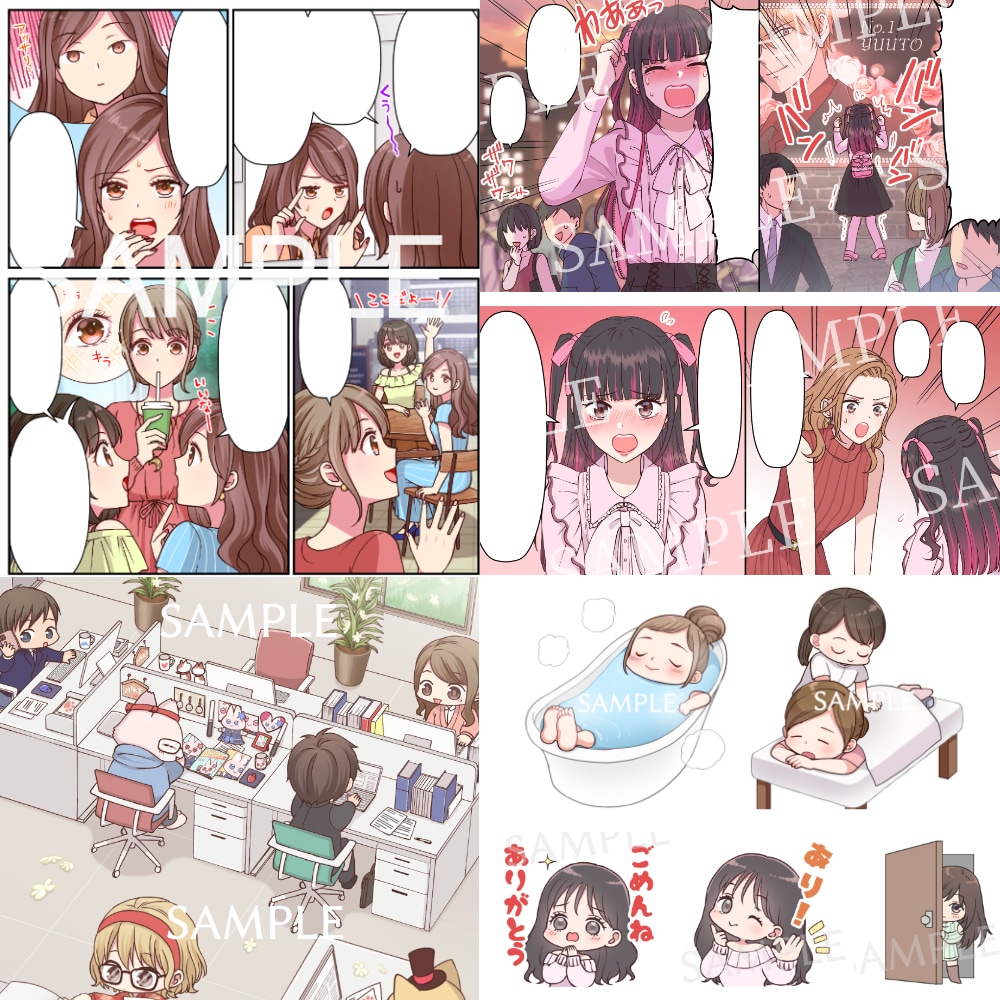 カラー/モノクロの漫画を描きます ウェブ用、広告用、記念漫画など何でもご相談下さい！ イメージ3