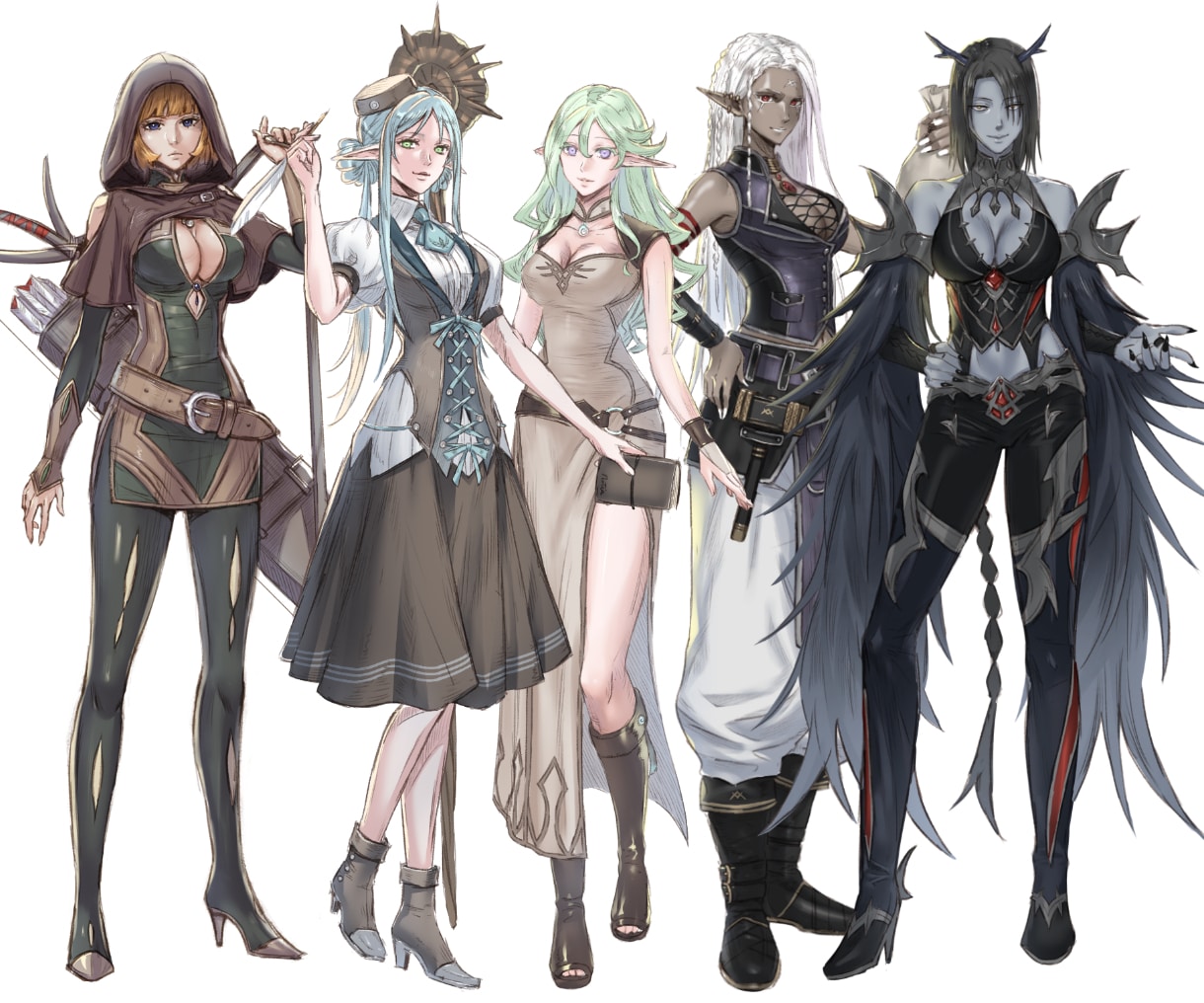 魅力的なキャラクター描きます キャラの見た目や設定にこだわりたい方、大歓迎！ イメージ2