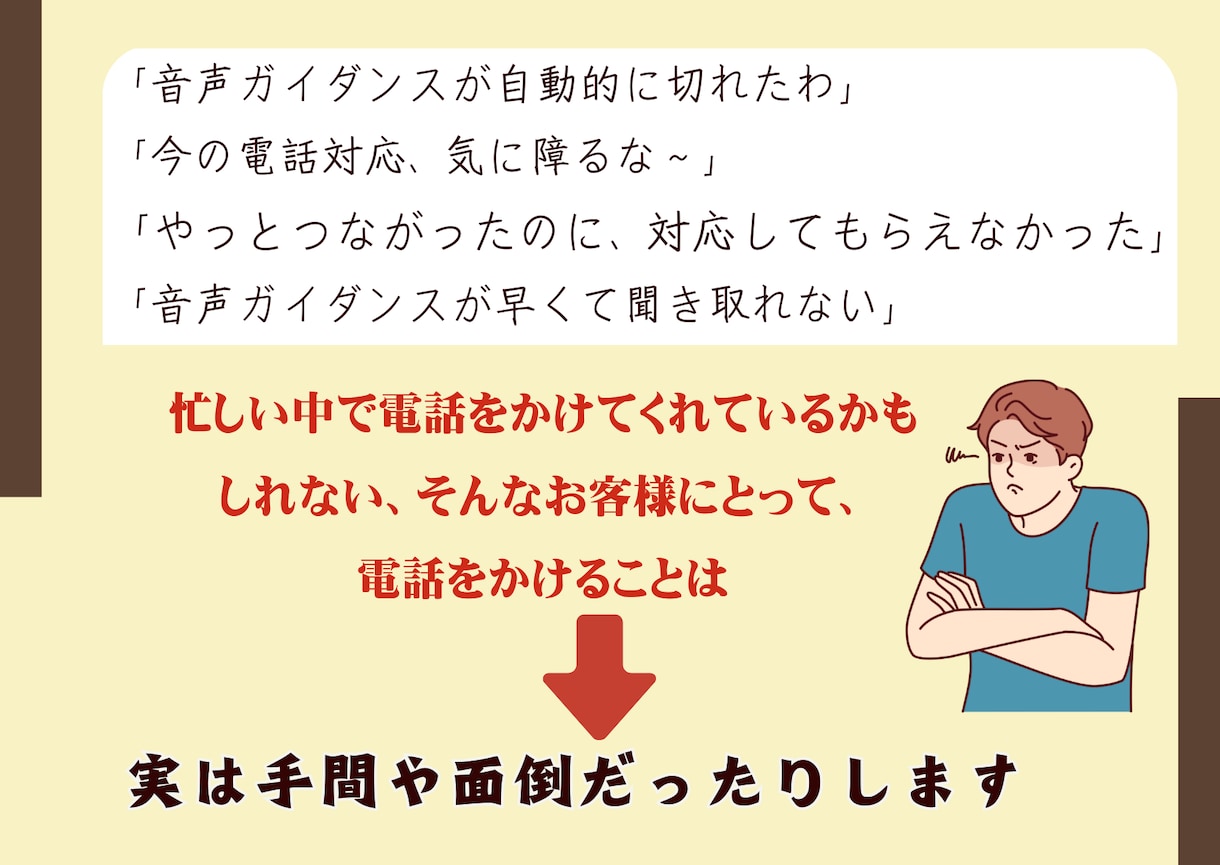 電話の自動音声ガイダンス、ナレーションします 留守番電話、時間外電話、英語対応など電話の声を イメージ2
