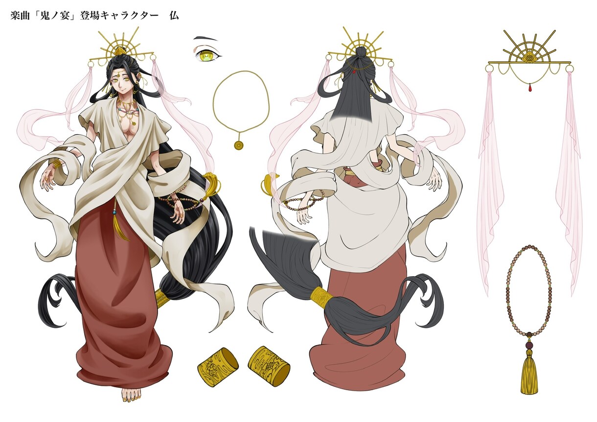 VTuber小説ゲーム等のキャラデザ立ち絵描きます 色気あるかっこいい、美しい、かわいい男子メイン！ イメージ3