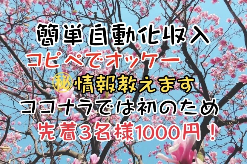 私が取組んでいる秘密の副業教えます 自動化収入、㊙︎収入スマホだけの簡単副業がここに⭐︎ イメージ1