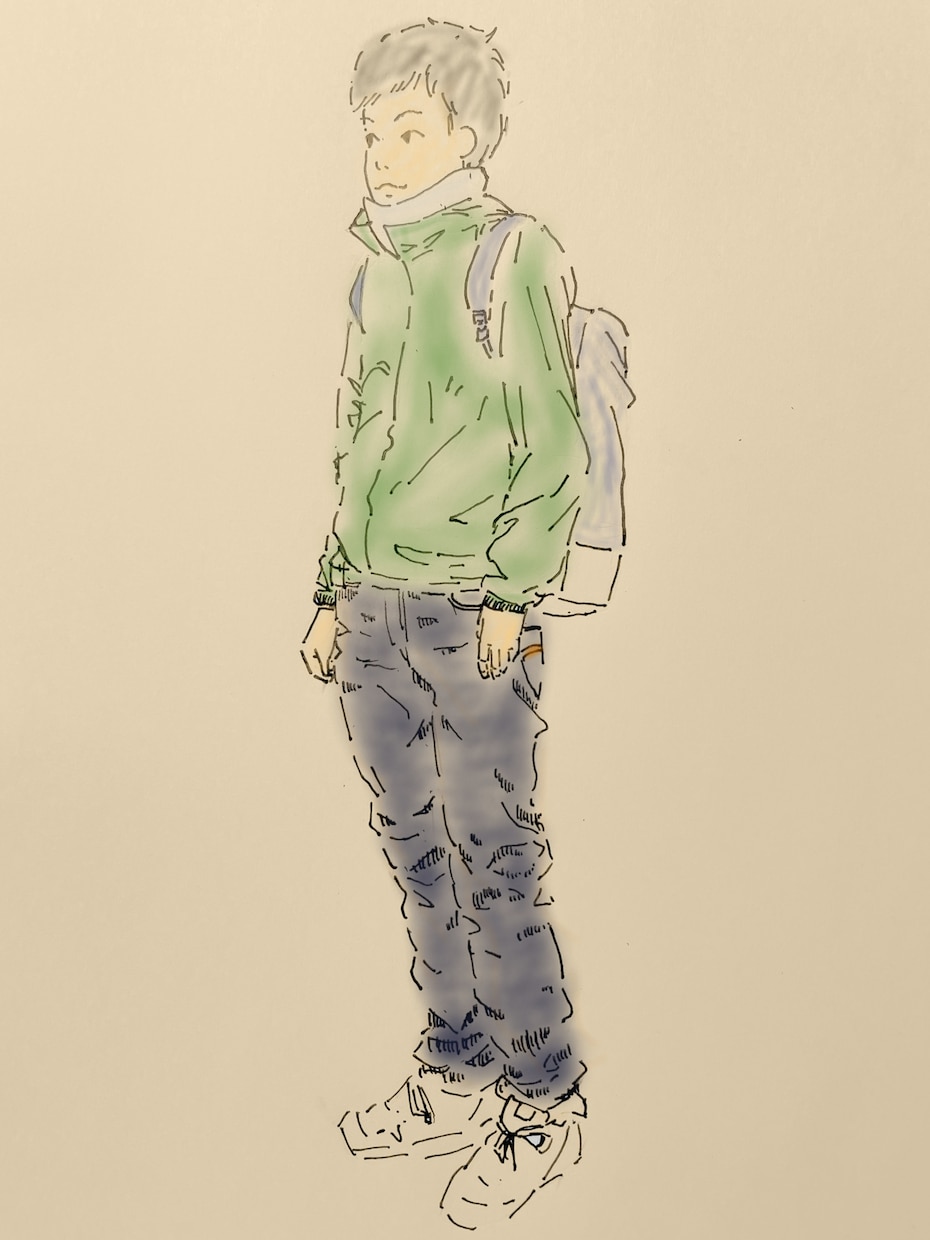 優しいタッチでイラスト描きます 好きな似顔絵、ポーズ写真、風景画など イメージ7