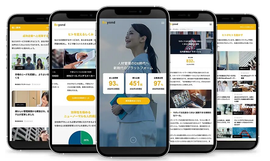 丸投げOK！集客に強いHPを制作します テンプレートデザインでおしゃれなHPを作りませんか？ イメージ4