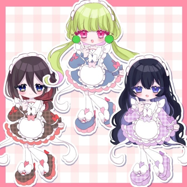簡単ご依頼！メイドデフォルメイラストかきます オーダーシート＆容姿の分かる画像の２点提出 イメージ3