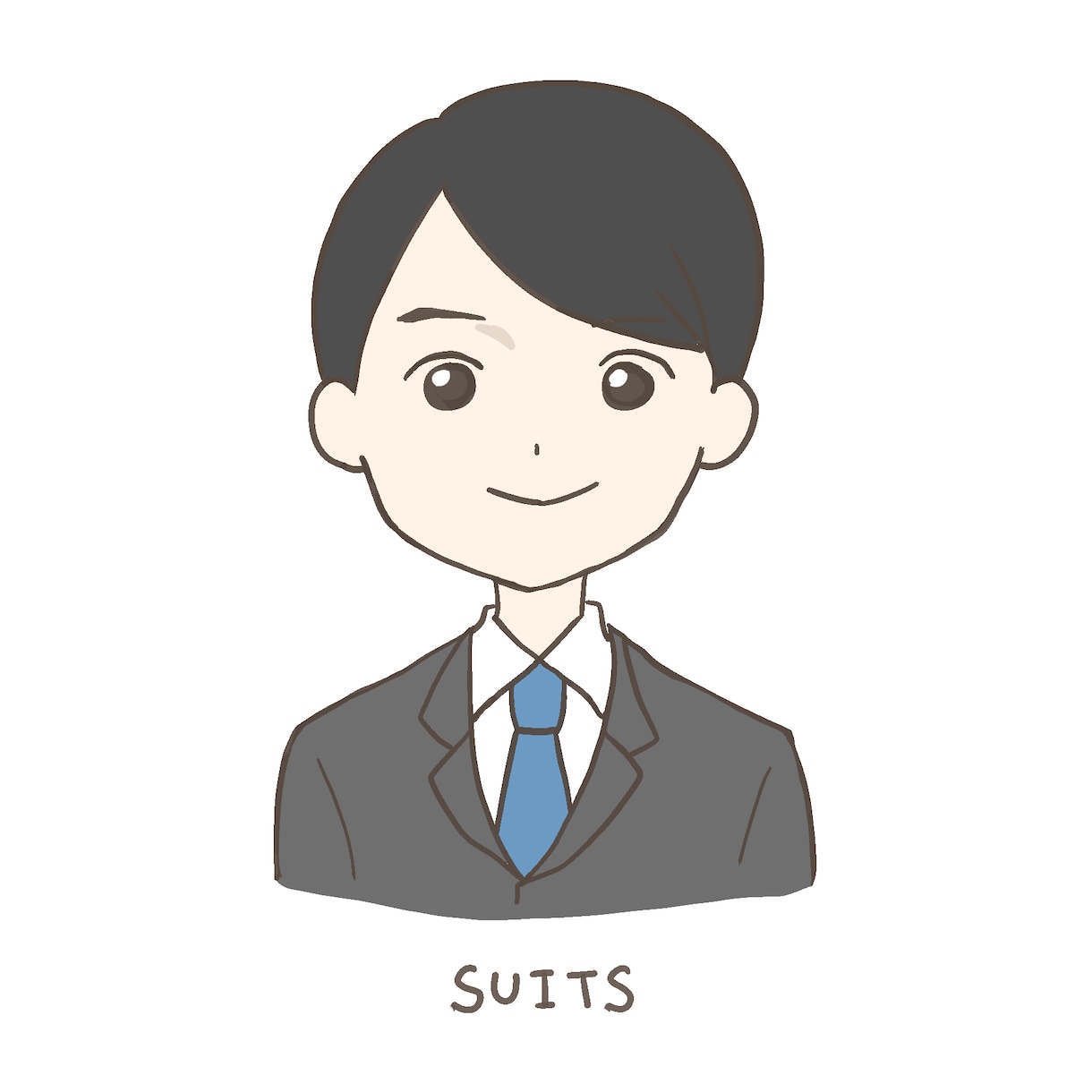 男性向けのデフォルメアイコン描きます ご希望をシンプルにデフォルメ化したブログやSNS向けアイコン イメージ2