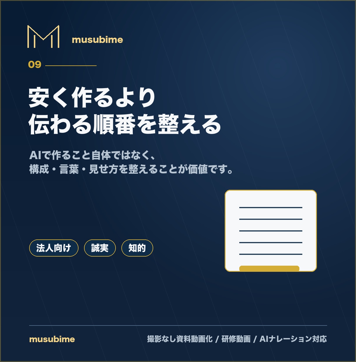 営業資料を撮影なしで動画化します AIナレーション・字幕にも対応 イメージ7