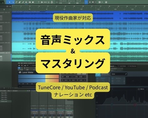 音声のミックス・マスタリング承ります 聞きやすく伝わる音へ丁寧に仕上げます イメージ1