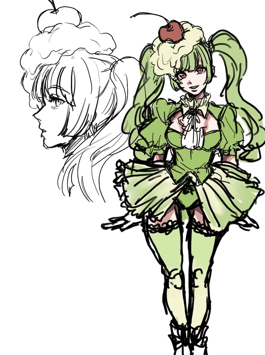 かわいい女の子キャラクター描きます まだまだ未熟者ですが、精進して参りたいと思います。 イメージ8