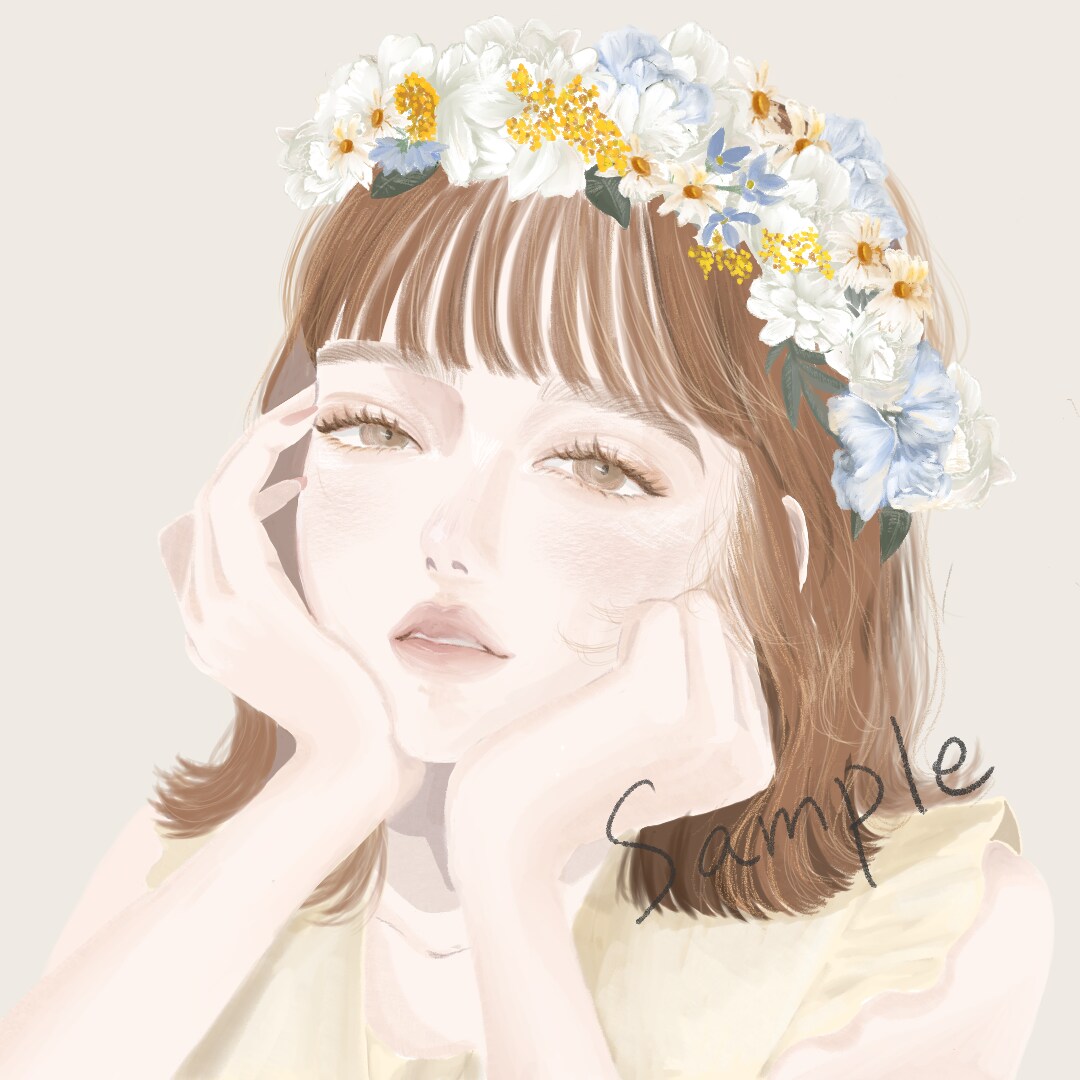ロマンチックな雰囲気のイラストお描きします 商用可◯サムネ SNSアイコン 配信用イラスト 挿絵 イメージ1