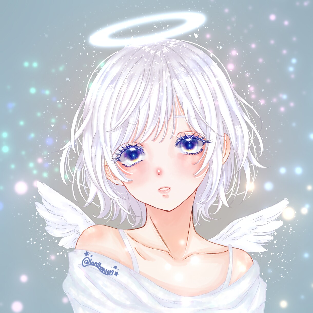 透明感のある女の子のSNSアイコン描きます 透明感のある儚い女の子アイコンをあなただけの世界観で描きます イメージ8